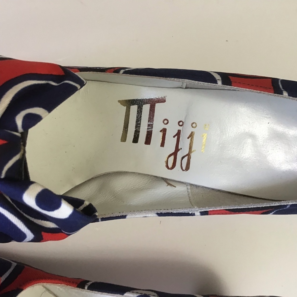 Vintage 1950’s/60’s JAFFEE’S Mijji Pumps, Red, white & blue! - Picture 4 of 14